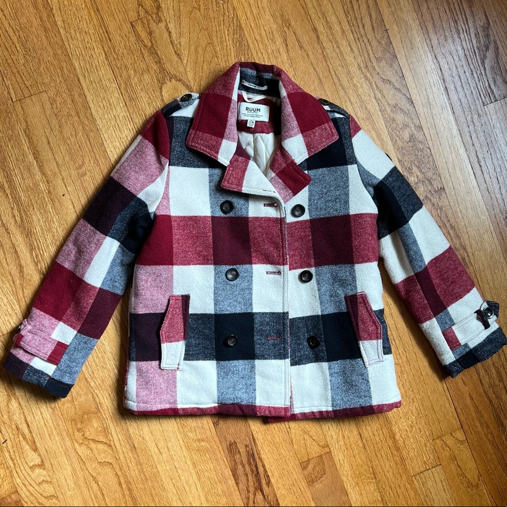 Ruum plaid jacket, quilted inside, excellent condition, size youth 7/8 - Picture 2 of 8